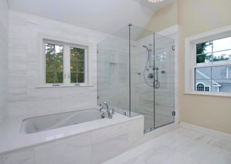 Luxury Master Bathroom with Shower and large jetted bath tub... Luxury Master Bathroom with Shower and large jetted bath tub...